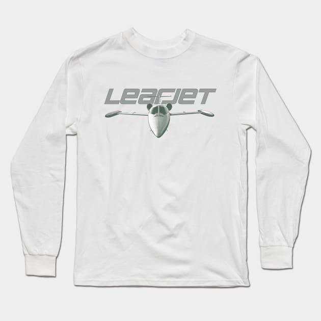 Learjet Front Long Sleeve T-Shirt by Caravele